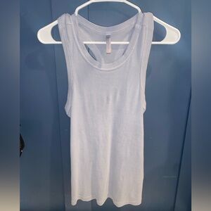 Fabletics Light‎ Blue/Gray Racerback Tank Top